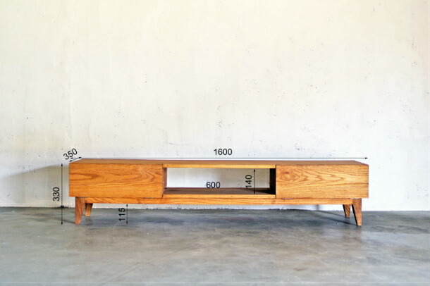 楽天市場】テレビボード 無垢 ナチュラル ロータイプ オーク材 【ST