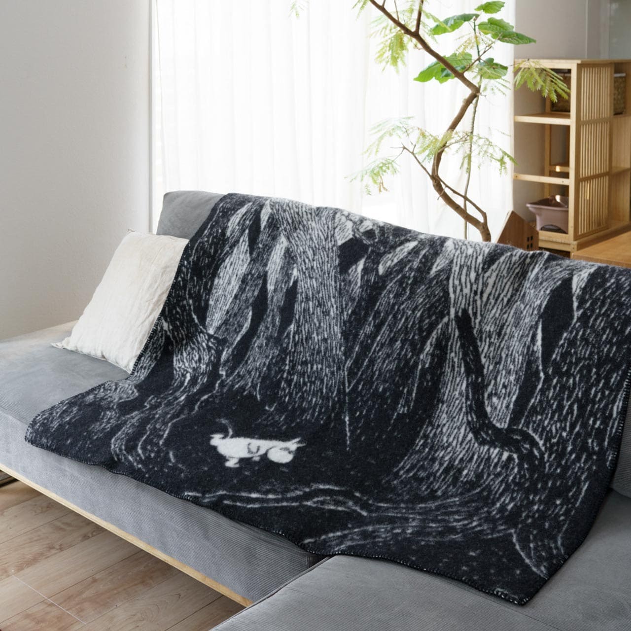 正規取扱店】クリッパン ムーミン ウールシングルブランケット MOOMIN