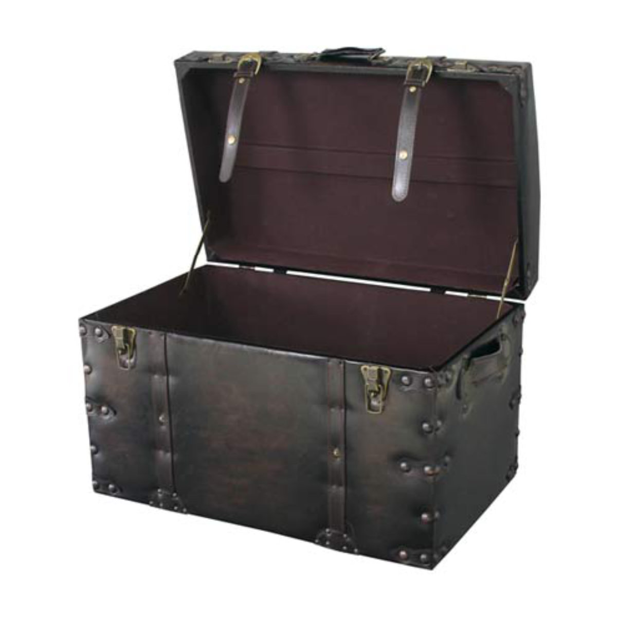 楽天市場】収納スツール 大小2個セット 宝箱 レザー調 （ 送料無料