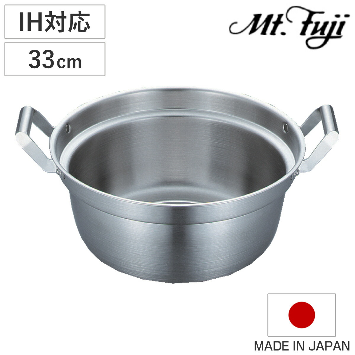 楽天市場】両手鍋 27cm 深型 IH対応 エレックマスター プロ ステンレス