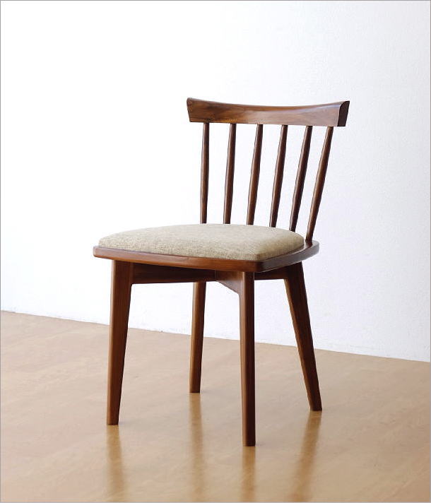 楽天市場】チェアー チーク無垢材 木製 天然木 ダイニングチェア