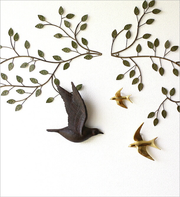 楽天市場】壁飾り 鳥 インテリア 壁掛け アンティーク レトロ おしゃれ