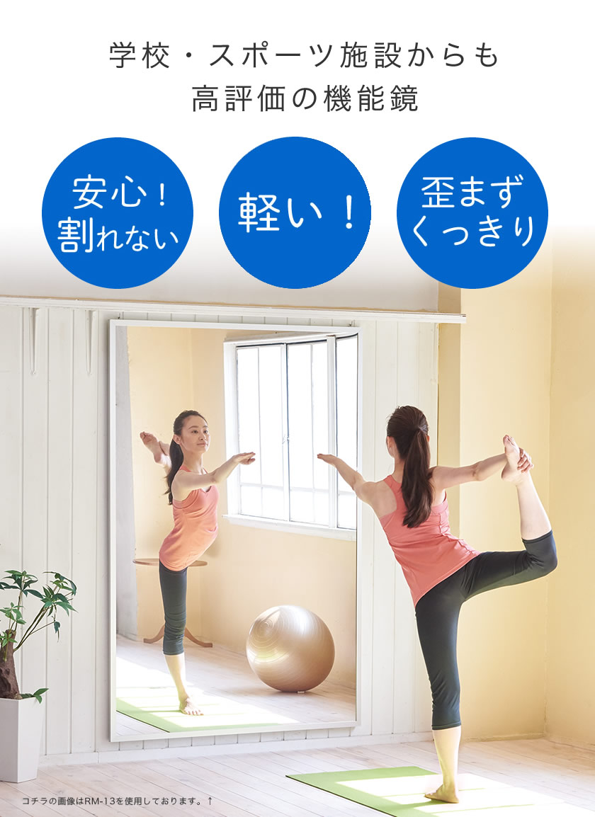 楽天市場】リフェクスミラー NRM-F60 スタンドタイプ 姿見鏡 W60