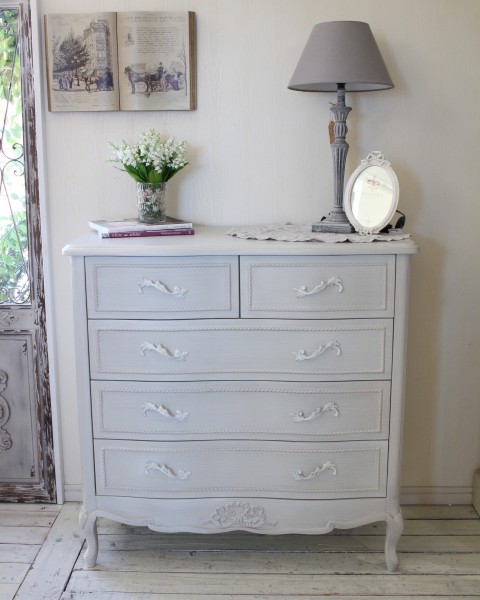 チェスト 猫脚 アンティーク調 可愛い 洋風 ヨーロピアン 白家具