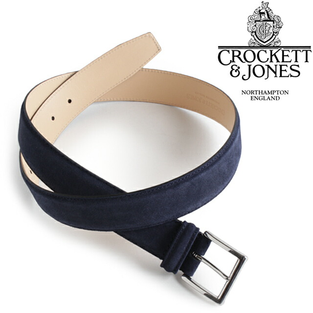 楽天市場】クロケット&ジョーンズ CROCKETT&JONES スエード ベルト