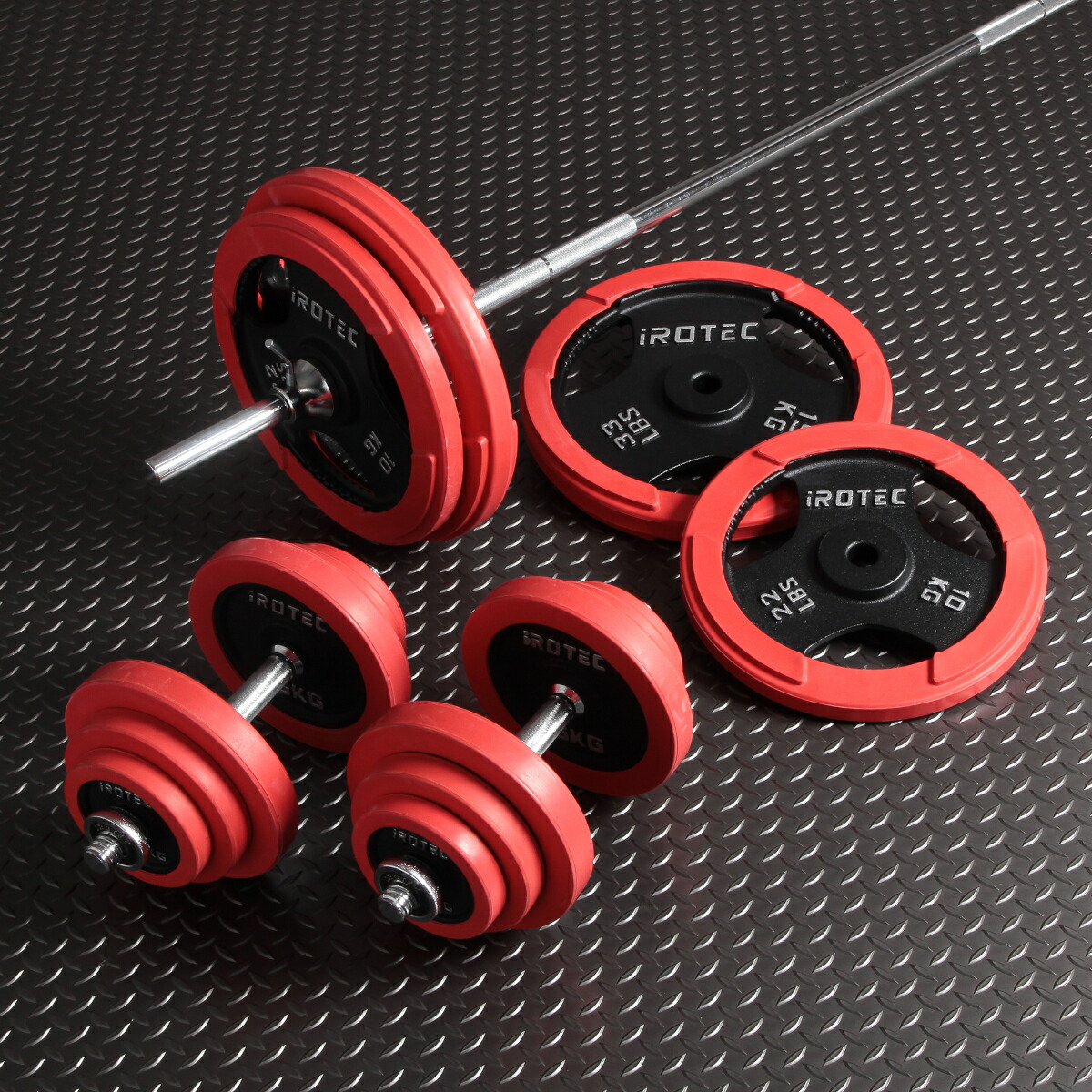 楽天市場】ベンチプレスセット IROTEC（アイロテック）ストレングス