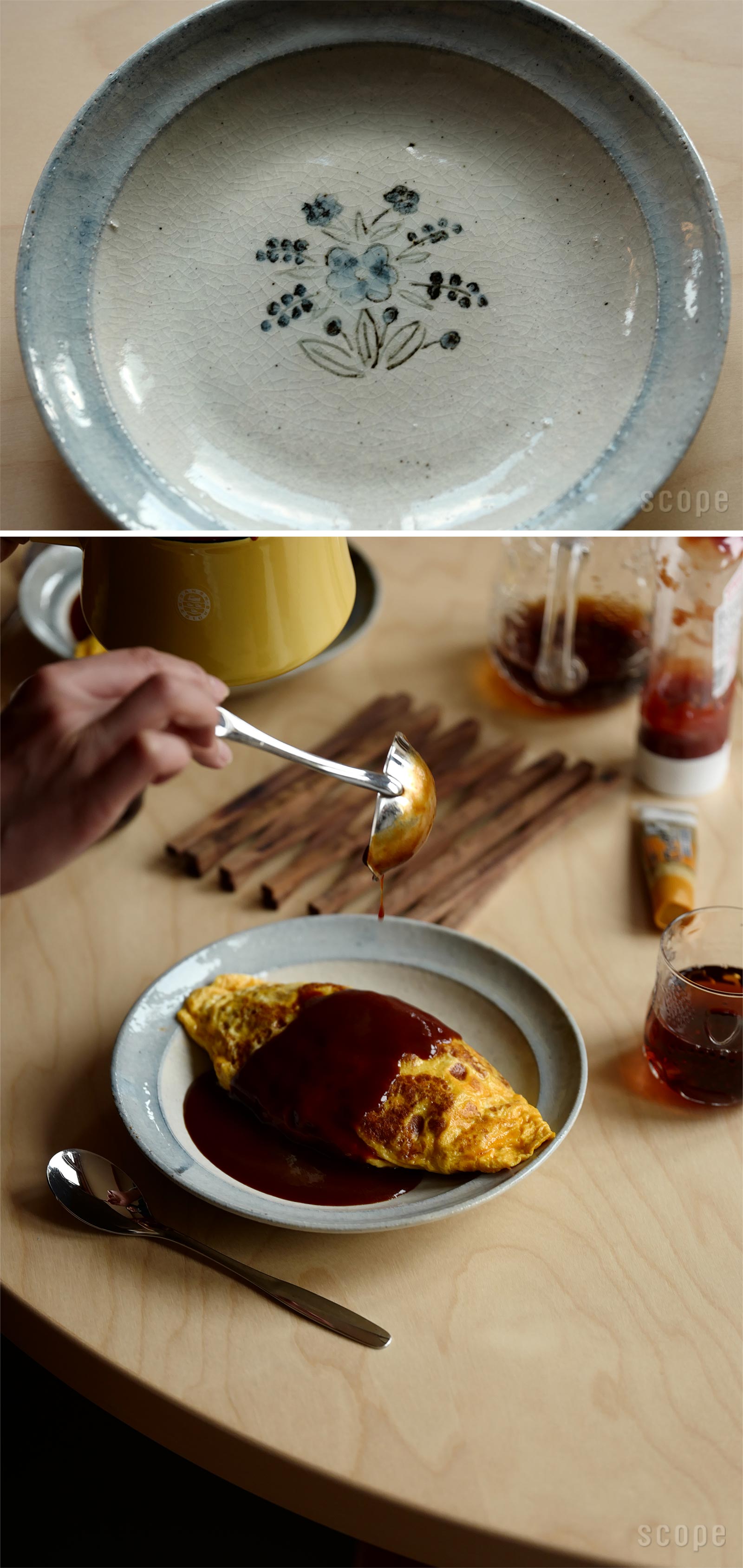 東屋 伊賀石本花絵皿　菜の束 伊賀石本 | 花絵皿 | 東屋