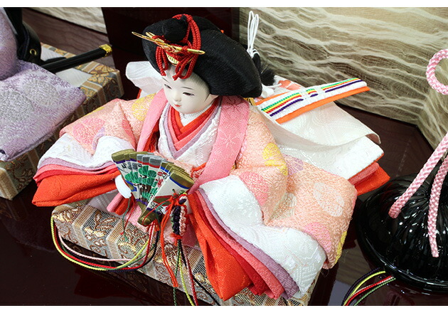 雛人形 ひな人形 五人飾り 収納飾り【P81201】インターネット店だけ