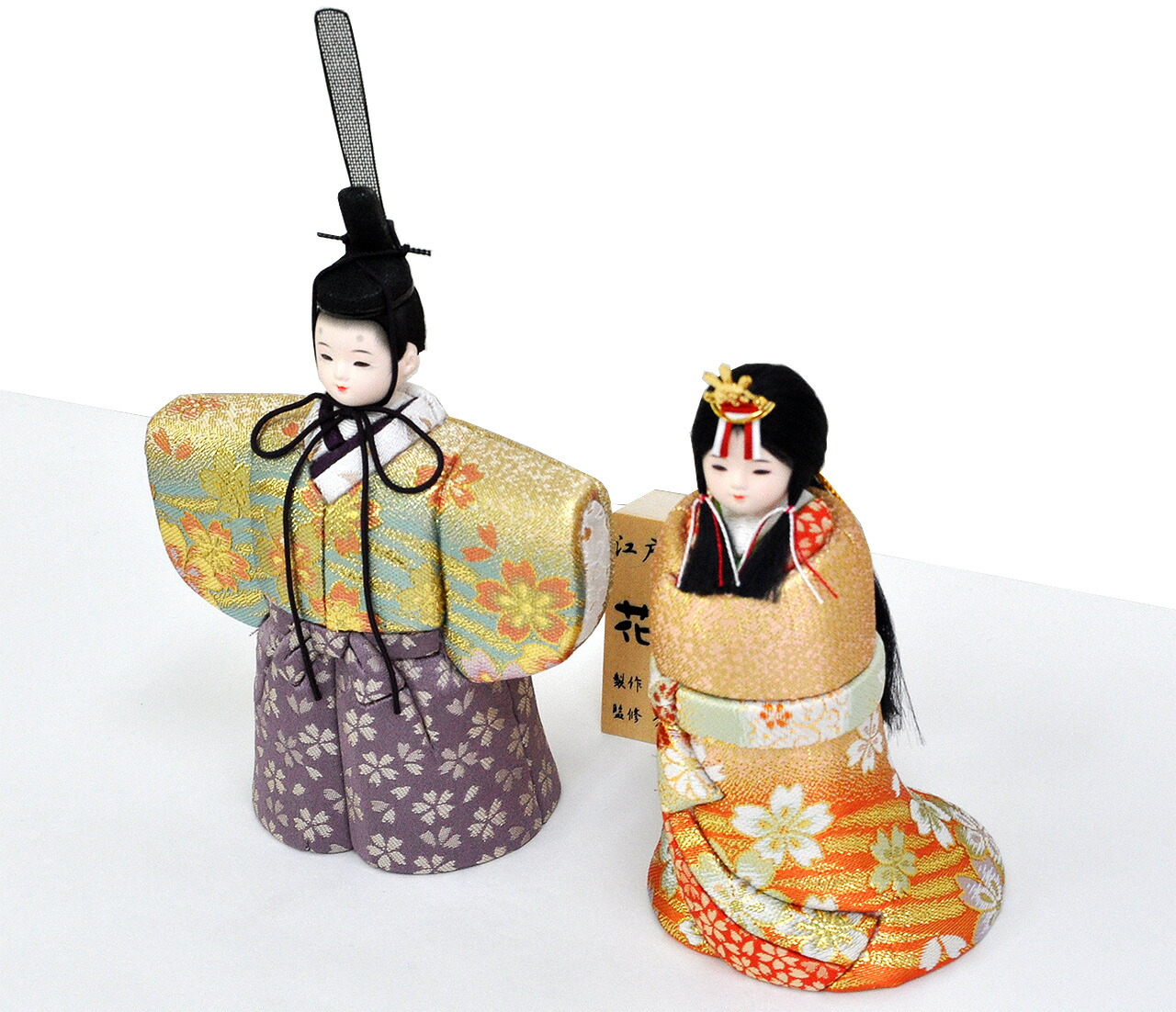 雛人形木目込人形立雛ケース入り飾りセット【P88404】木村一秀作