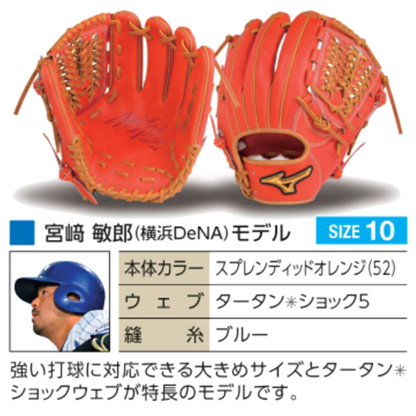 楽天市場】ミズノプロ オーダーグラブ 軟式グローブ 軟式用 宮崎敏郎
