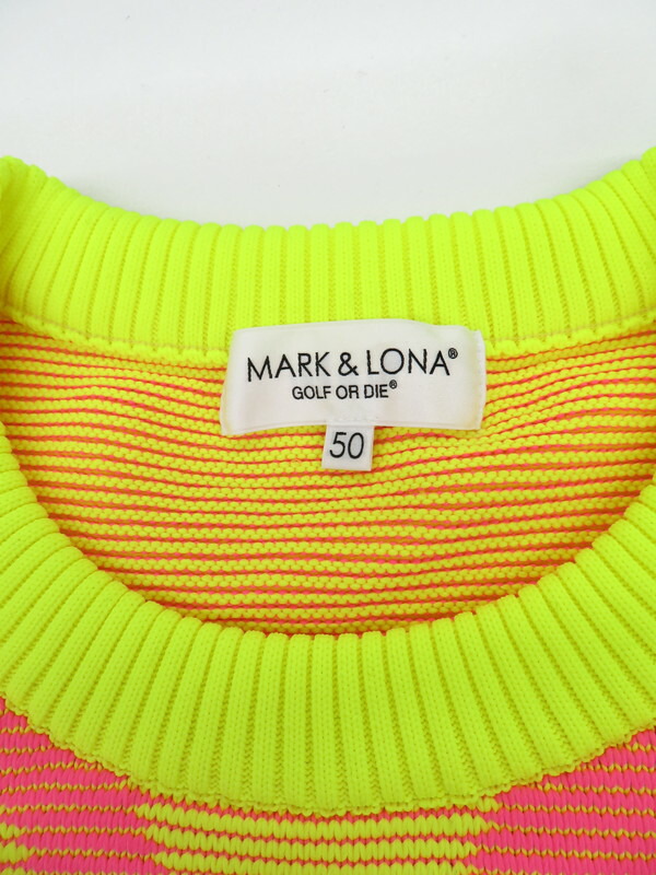 MARK＆LONA】マークアンドロナ『Swingin' Nubby Crew Sweater size50