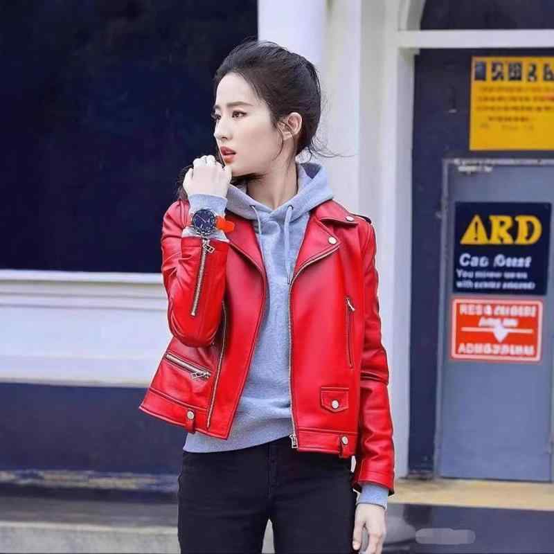 楽天市場】ジャケット レディース レザー風 ショート丈 アウター 春秋