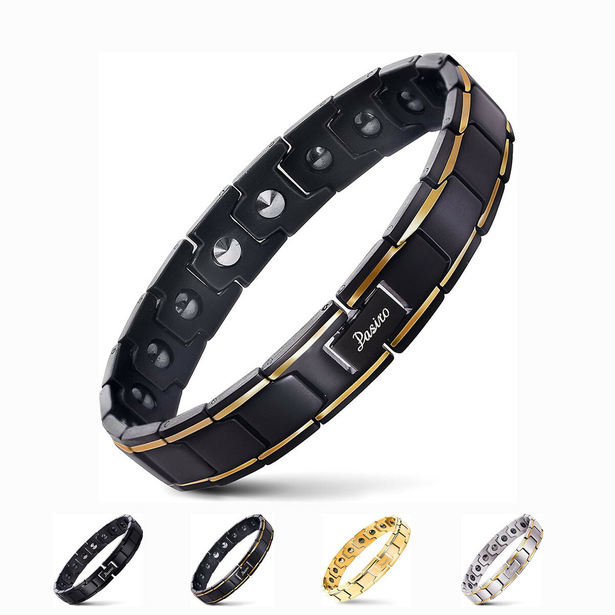 楽天市場】ゲルマニウム ブレスレット メンズ 磁気ブレスレット 静電気