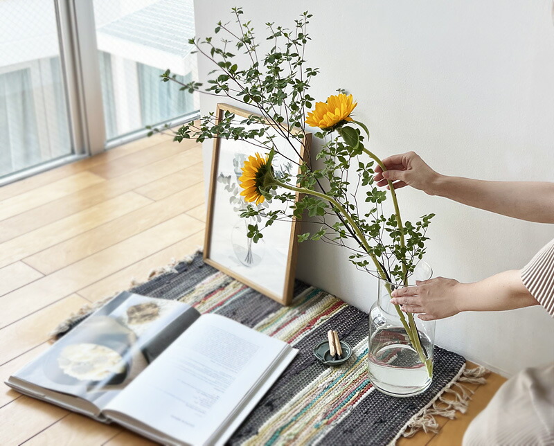 楽天市場】Horn Please リューズガラス フラワーベース 26cm ( 直径