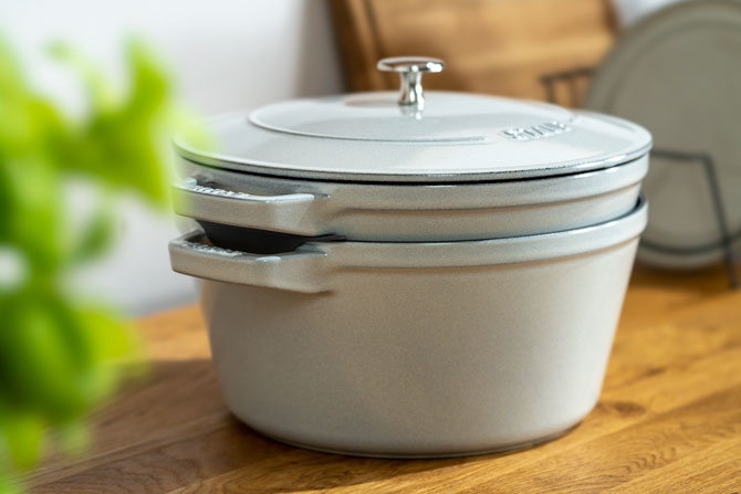 楽天市場】【公式】ストウブ 24cm スタッカブルココット 3pcs セット