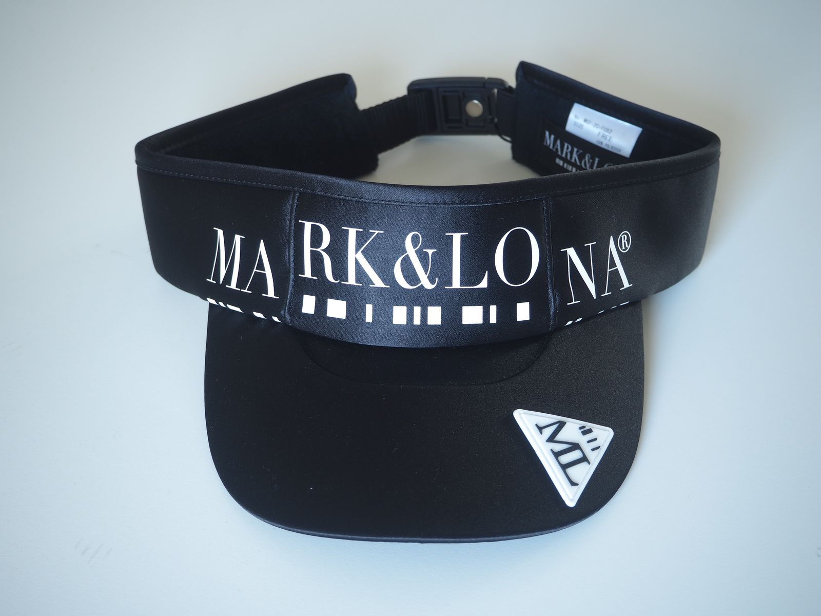 MARK&LONA - バイザー | ブラック | ユニセックス | ゴルフウェア