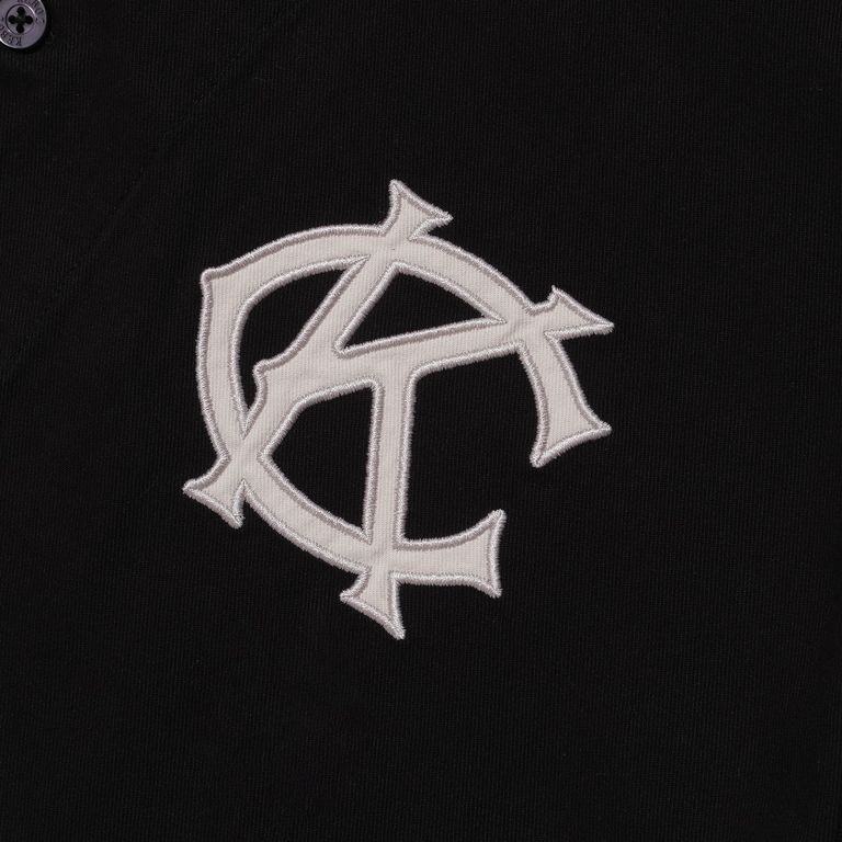 CALEE - × KEBOZ BASEBALL SHIRT (BLACK) / × ケボズ ベースボール