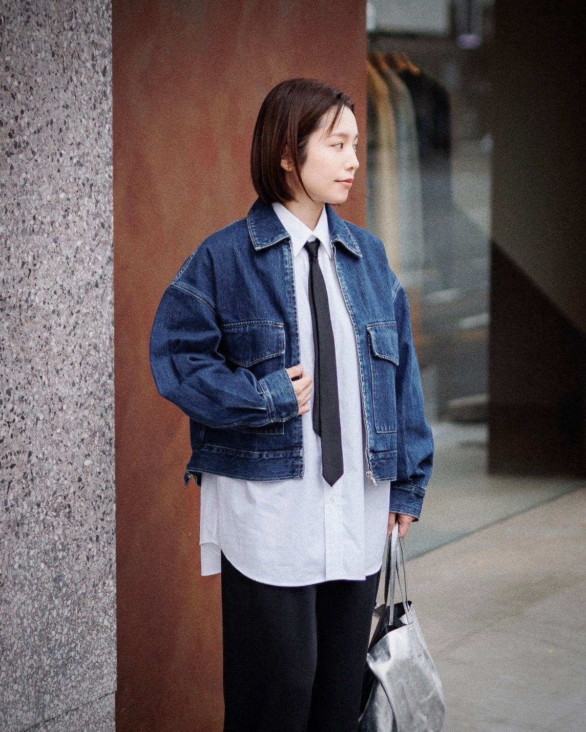 Graphpaper - Graphpaper 25AW Women's Selvage Denim Zip Jacket