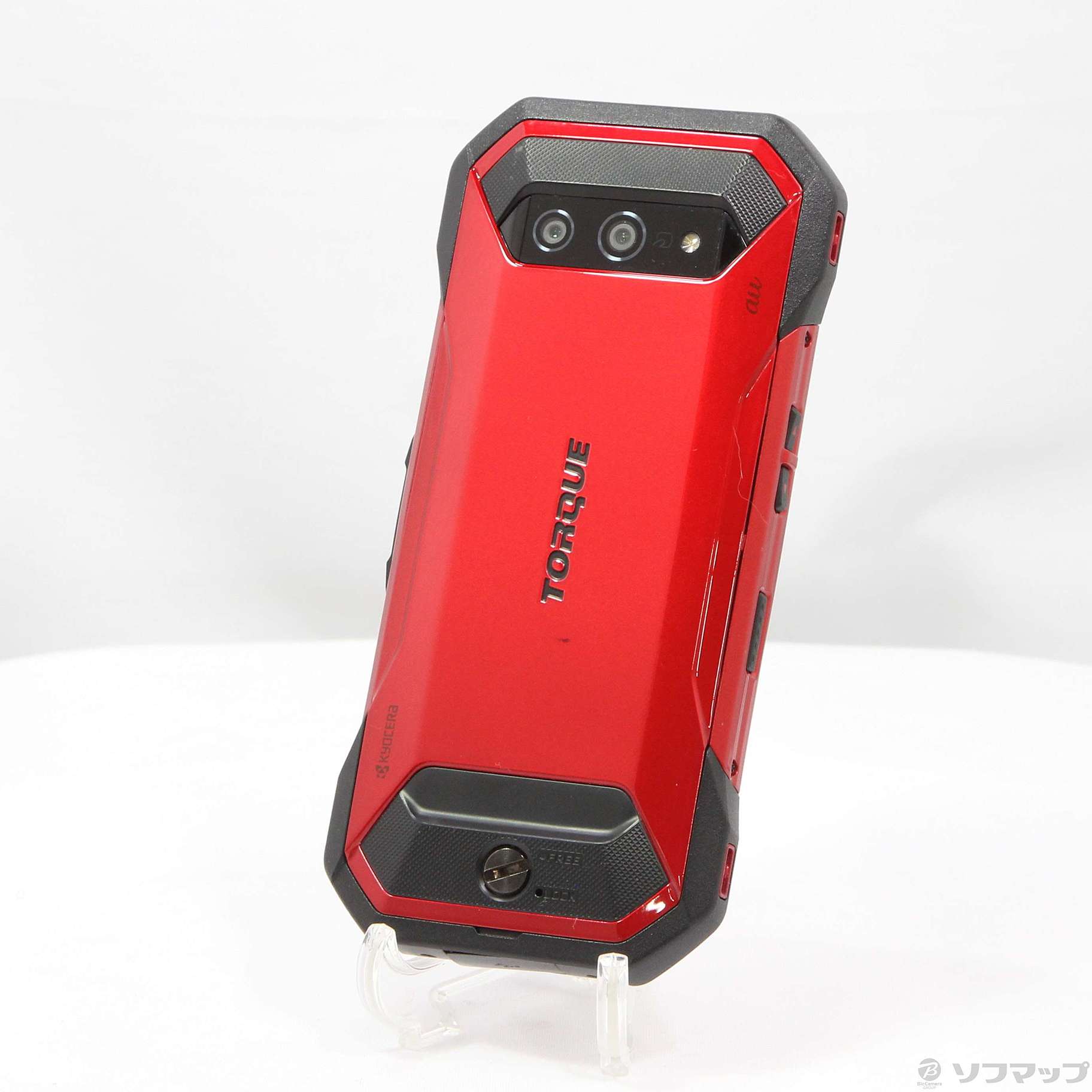 中古】TORQUE 5G 128GB レッド KYG01 auロック解除SIMフリー