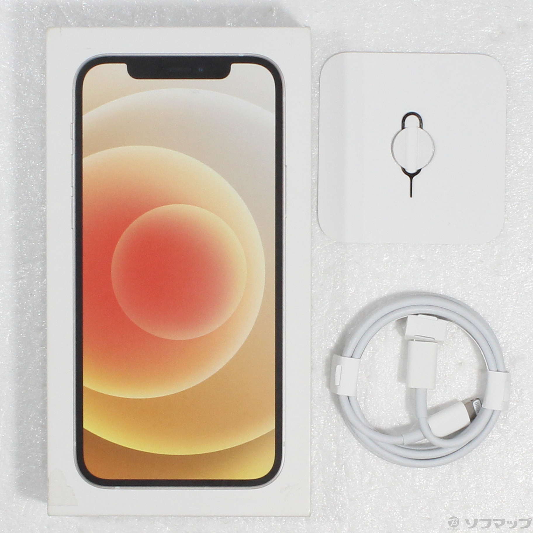 中古】セール対象品 iPhone12 64GB ホワイト MGHP3J／A SIMフリー