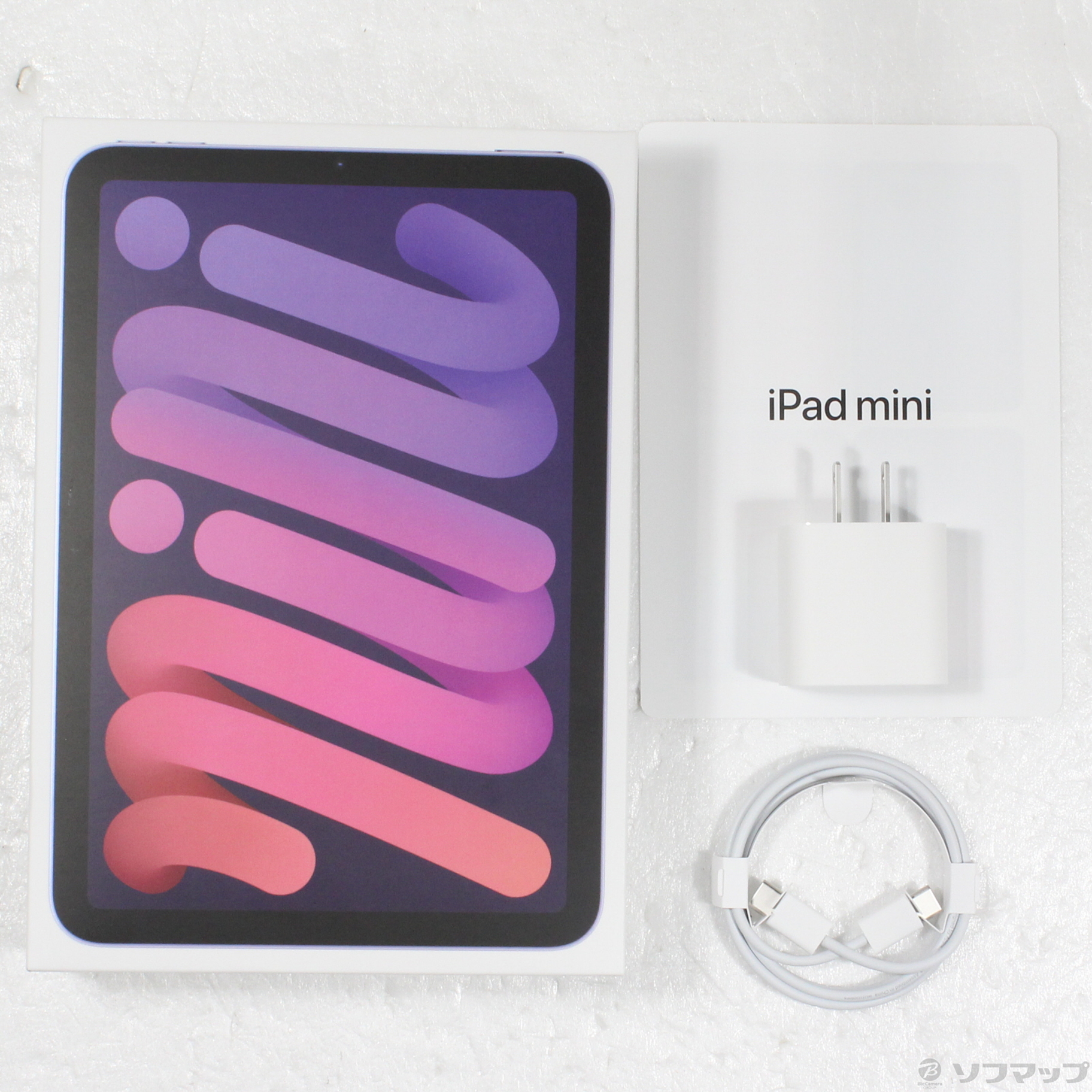 中古】iPad mini 第6世代 256GB パープル MK7X3J／A Wi-Fi