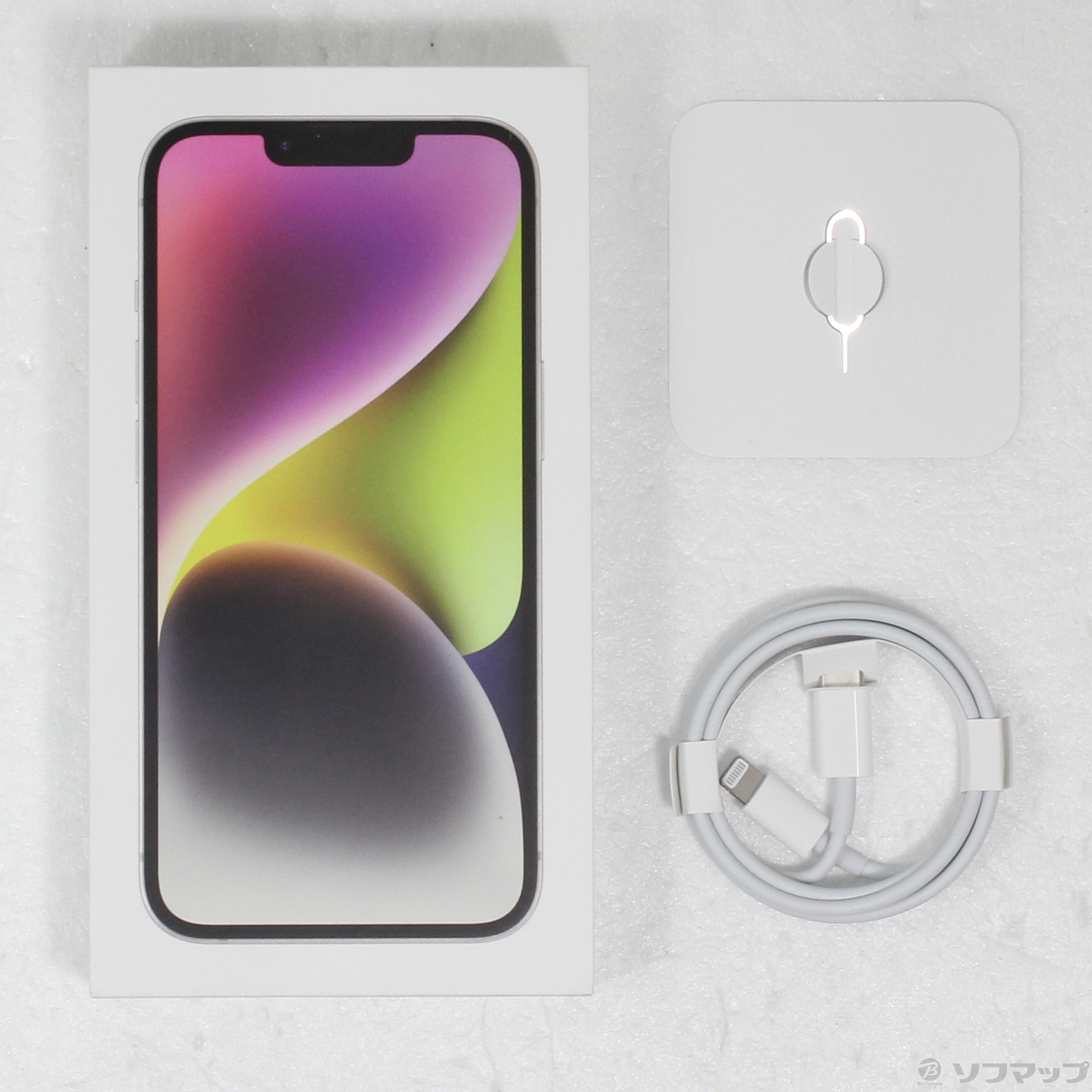 中古】iPhone14 128GB スターライト MPUQ3J／A SIMフリー