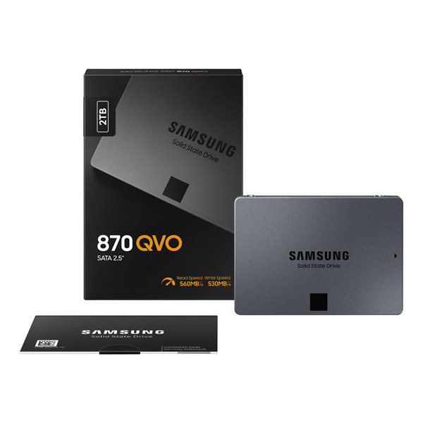 内蔵SSD SATA接続 870QVO MZ-77Q2T0B/IT ［2TB /2.5インチ］｜の通販は