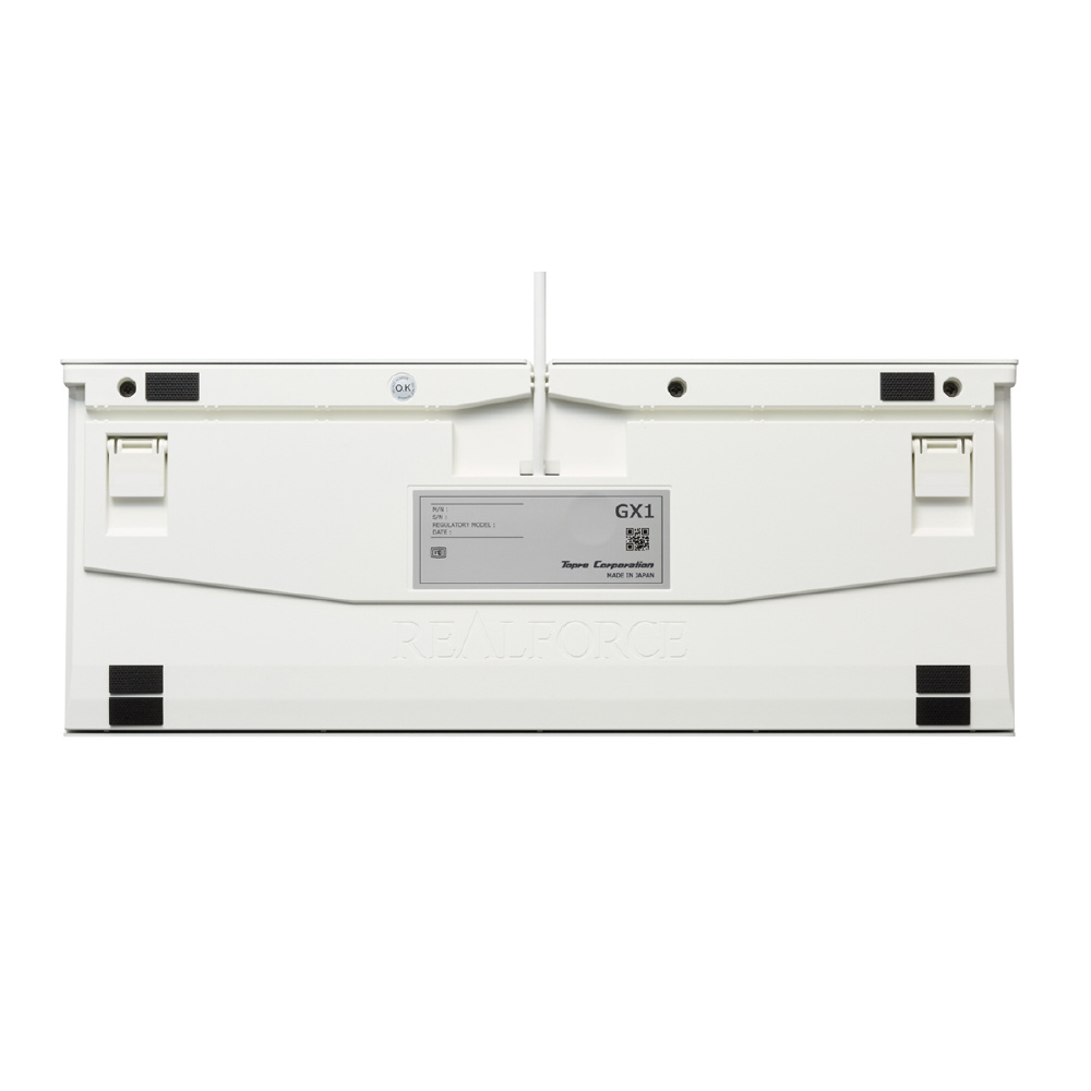 ゲーミングキーボード REALFORCE GX1 45g荷重 スーパーホワイト X1UC21