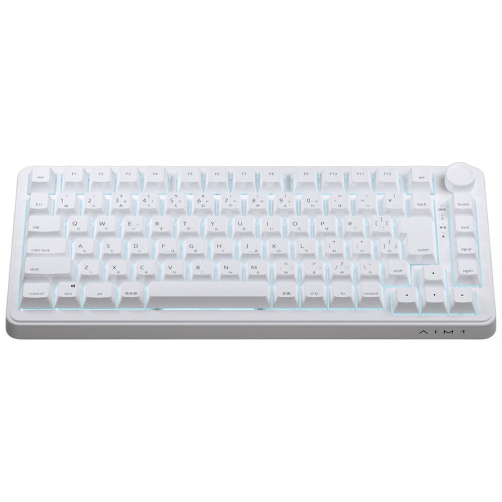 ゲーミングキーボード(ラピッドトリガー対応) 瞬 マタタキ ホワイト