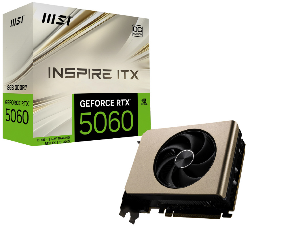 グラフィックボード GeForce RTX 5060 8G INSPIRE ITX OC ［GeForce
