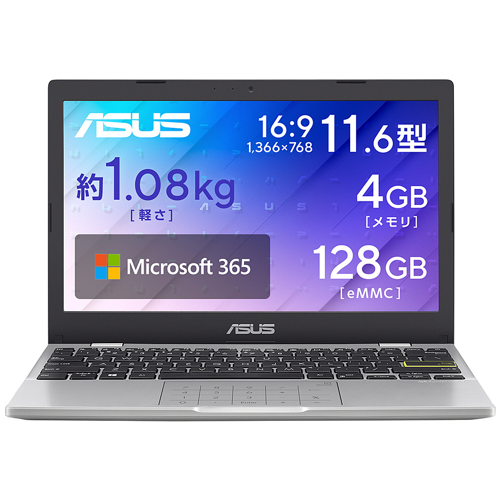 ASUSノート11.6型/Win11/CeleronN4500/128G/4G ASUSノート11.6型/Win11