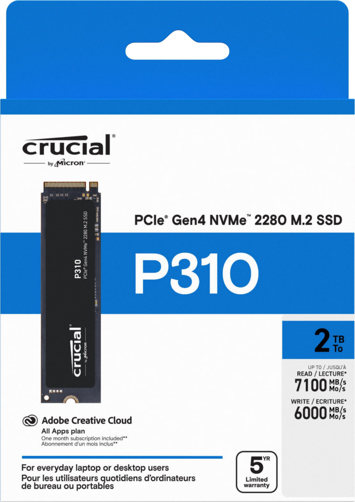 内蔵SSD PCI-Express接続 P310 2280 CT1000P310SSD8-JP ［1TB /M.2