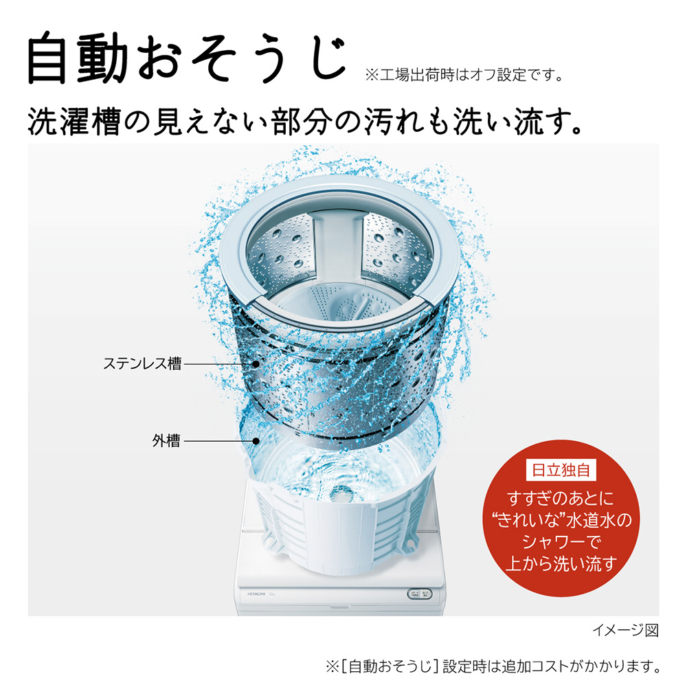 全自動洗濯機 ビートウォッシュ ホワイト BW-X120F-W [洗濯12.0kg