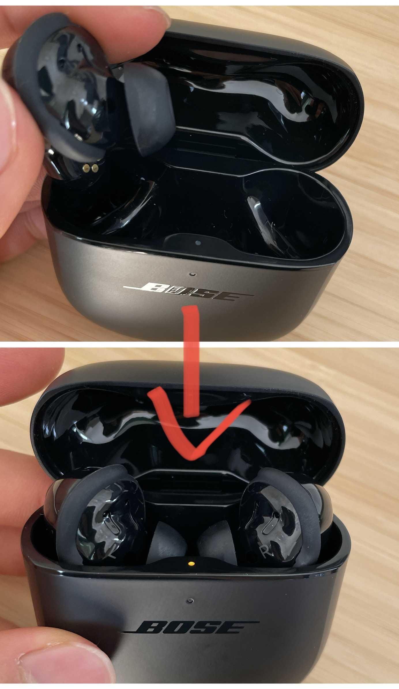 BOSEの最新イヤホン QuietComfort Earbuds IIの充電方法&バッテリー残