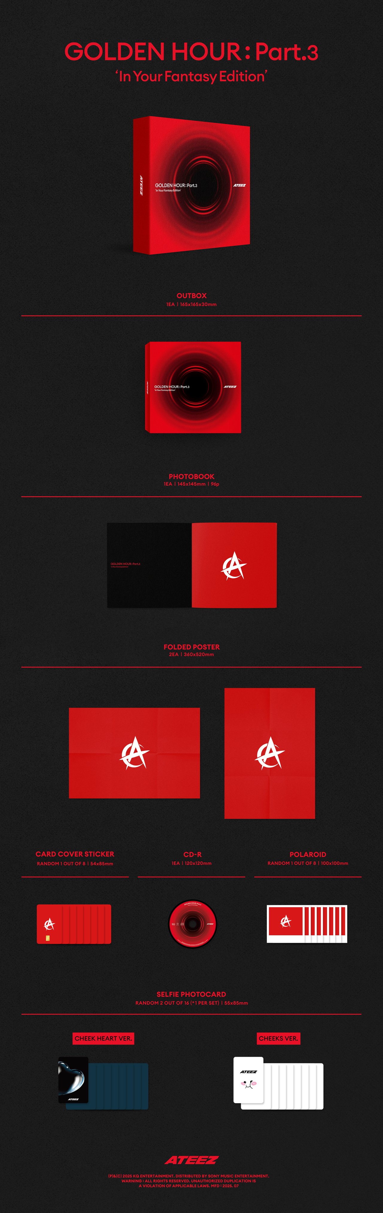 ATEEZ(에이티즈) GOLDEN HOUR : Part.3 'In Your Fantasy Edition