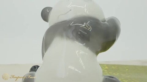 楽天市場】リヤドロ リトル パンダ 3 A Cheerful Panda 01008358