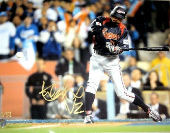 イチロー直筆サインV2書込09年WBC決勝打写真 株式会社メジャースポーツ