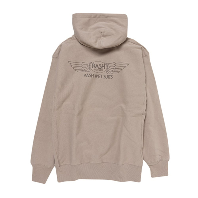 2025 RASH ラッシュ 羽バック プルオーバー パーカー メンズウェア