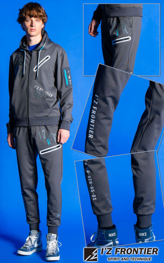 アイズフロンティア IZ FRONTIER ストレッチスウェットジョガーパンツ