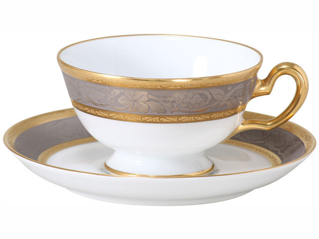 □予約□ 金白金蝕ぶどう唐草 ディナーセット（43ピース）