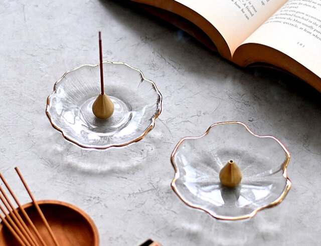 ガラスプレート お香立て | ゼネラルストア オルネ