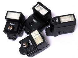 日本製 ナショナル 中型 オートストロボ 4個まとめて