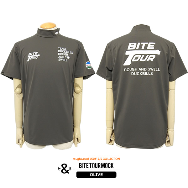 rough&swell［ラフアンドスウェル］BITE TOUR MOCK/ディンプルジャージ