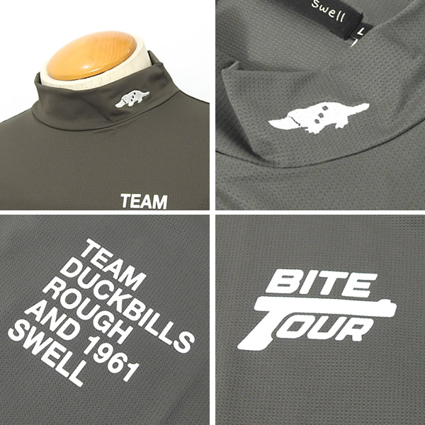 rough&swell［ラフアンドスウェル］BITE TOUR MOCK/ディンプルジャージ