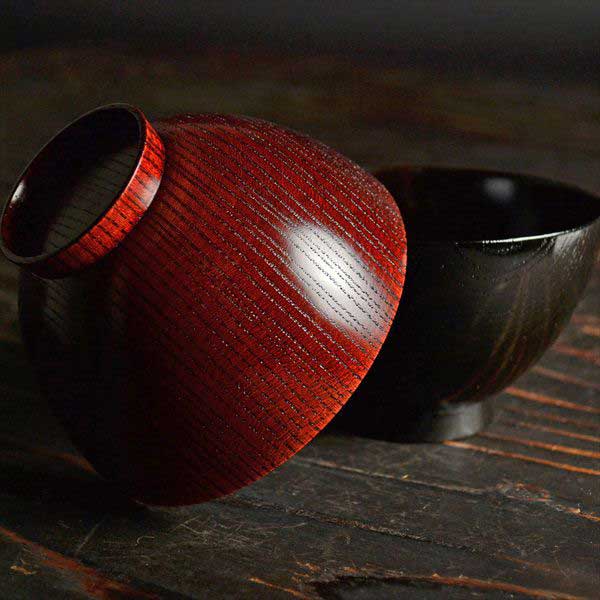 送料無料】 夫婦椀 赤／黒 ペア / 夫婦茶碗 めおと茶碗 セット ギフト