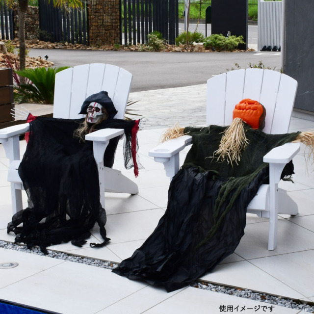 DEPOS デポス ハロウィン パンプキン リアル ハンギングゴースト 180cm