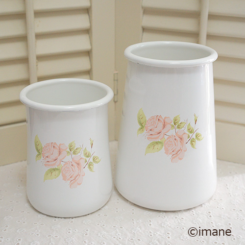 イマン ダイアナローズ ホーロー カトラリースタンド【イマン＆マニー