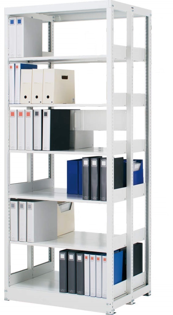 送料・組立費無料】コクヨ 複柱書架Sタイプ B4棚板奥行き400mm 複式