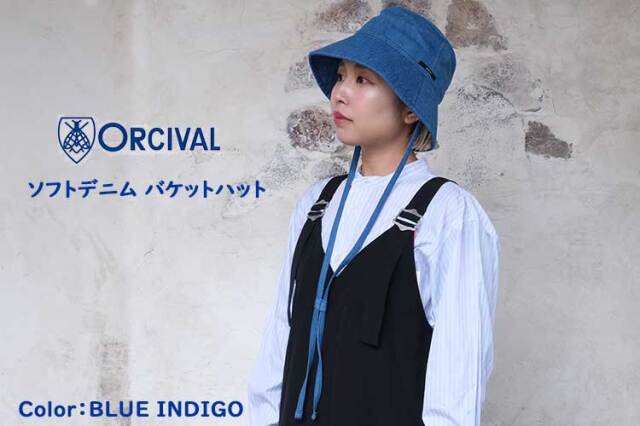 日差し除けに最適なバケットハット＊