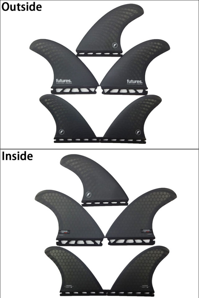 ショートボード用フィン futures. フューチャーフィン Firewire